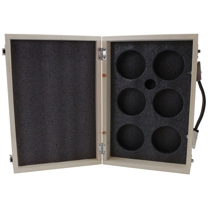 6 Ball 73mm stainless steel Bocce Balls Petanque Boules Set with Wooden