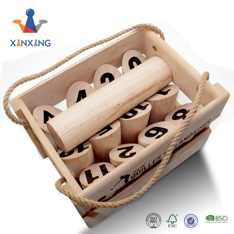 Wooden Throwing Game Set, Number Block Tossing Game, Original Game, Outdoor Yard And Lawn Games